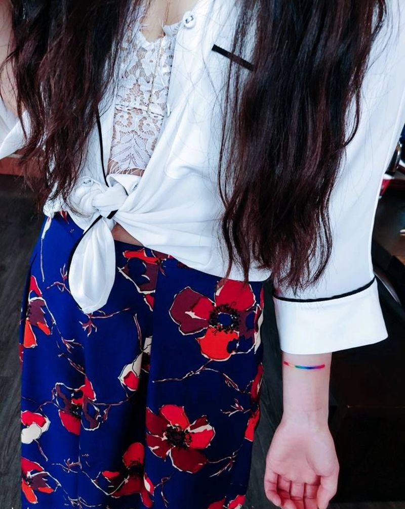 彩色遮疤纹身图片_手臂纹身图案