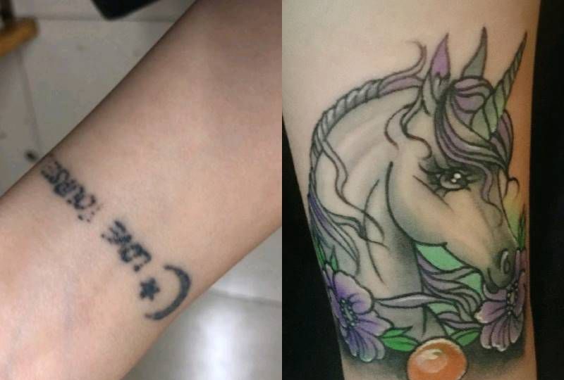 独角兽纹身图片