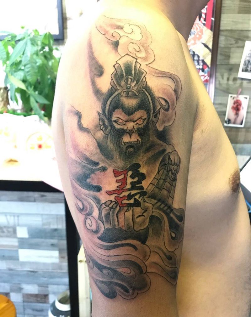 斗战胜佛纹身图片