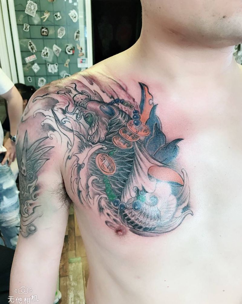 鲤纹身图片
