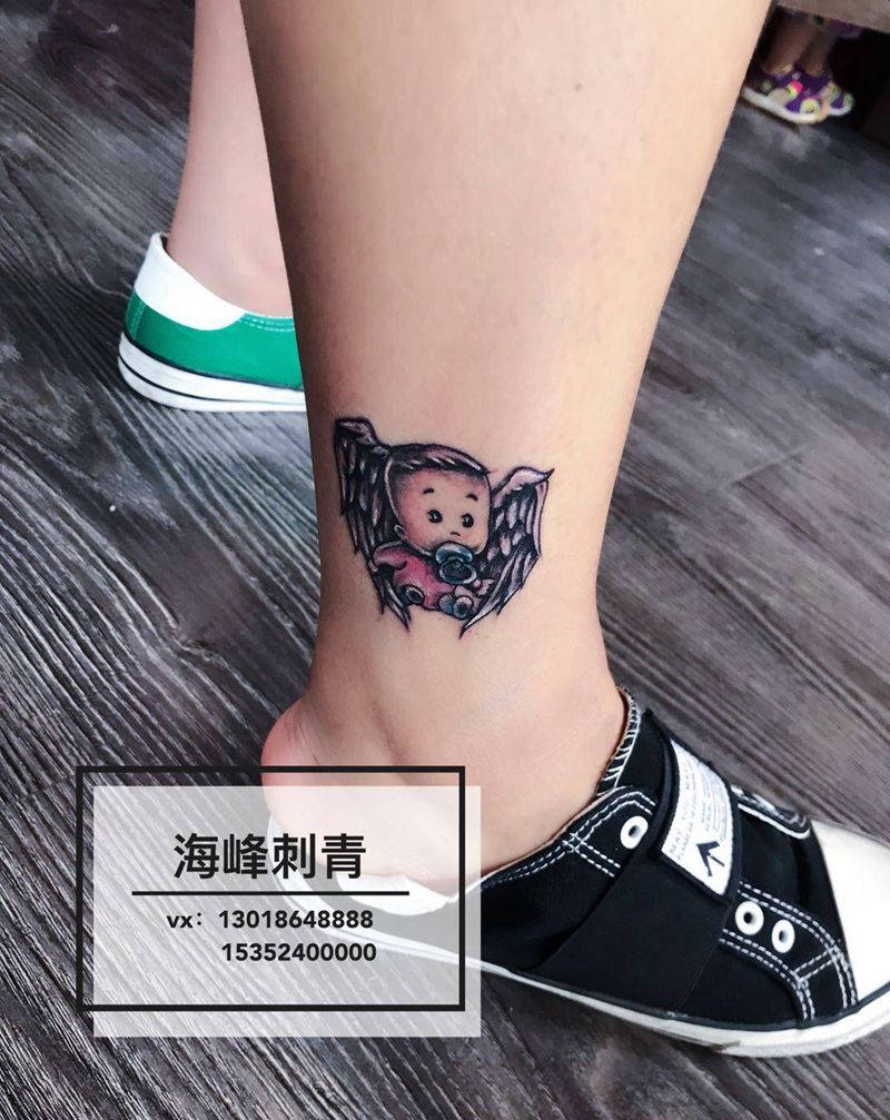 天使纹身图片