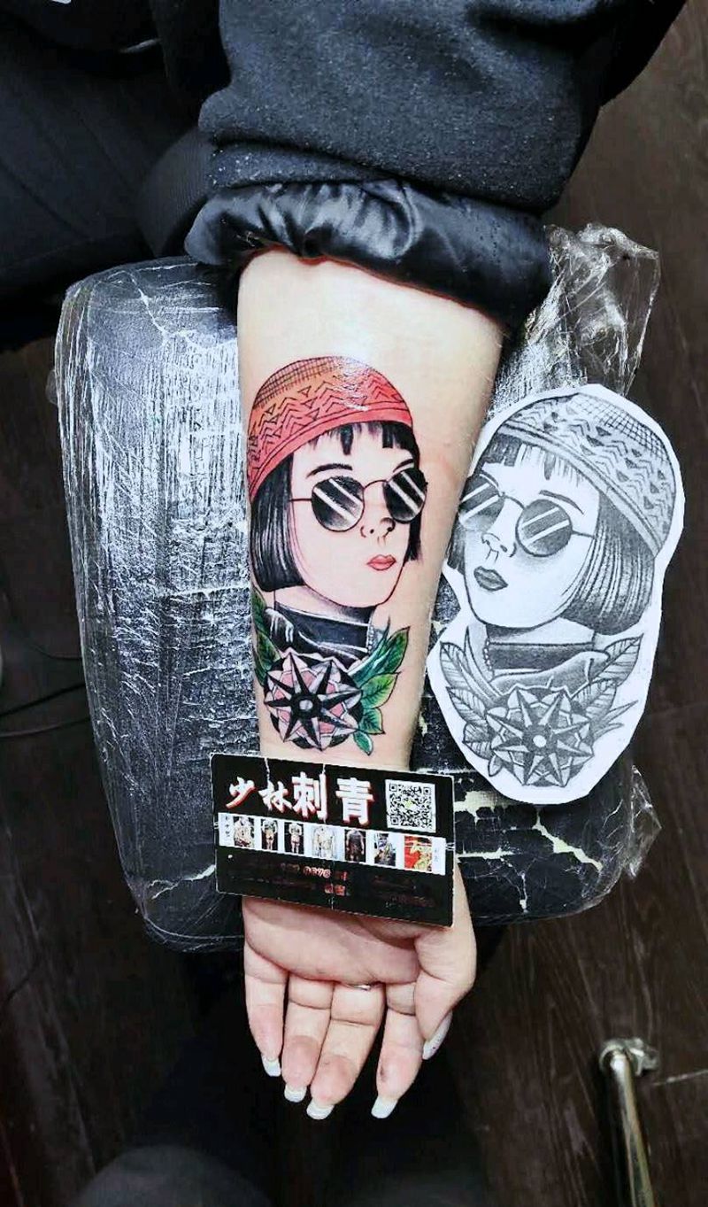 遮盖纹身图片_手部手臂欧美写实纹身图案