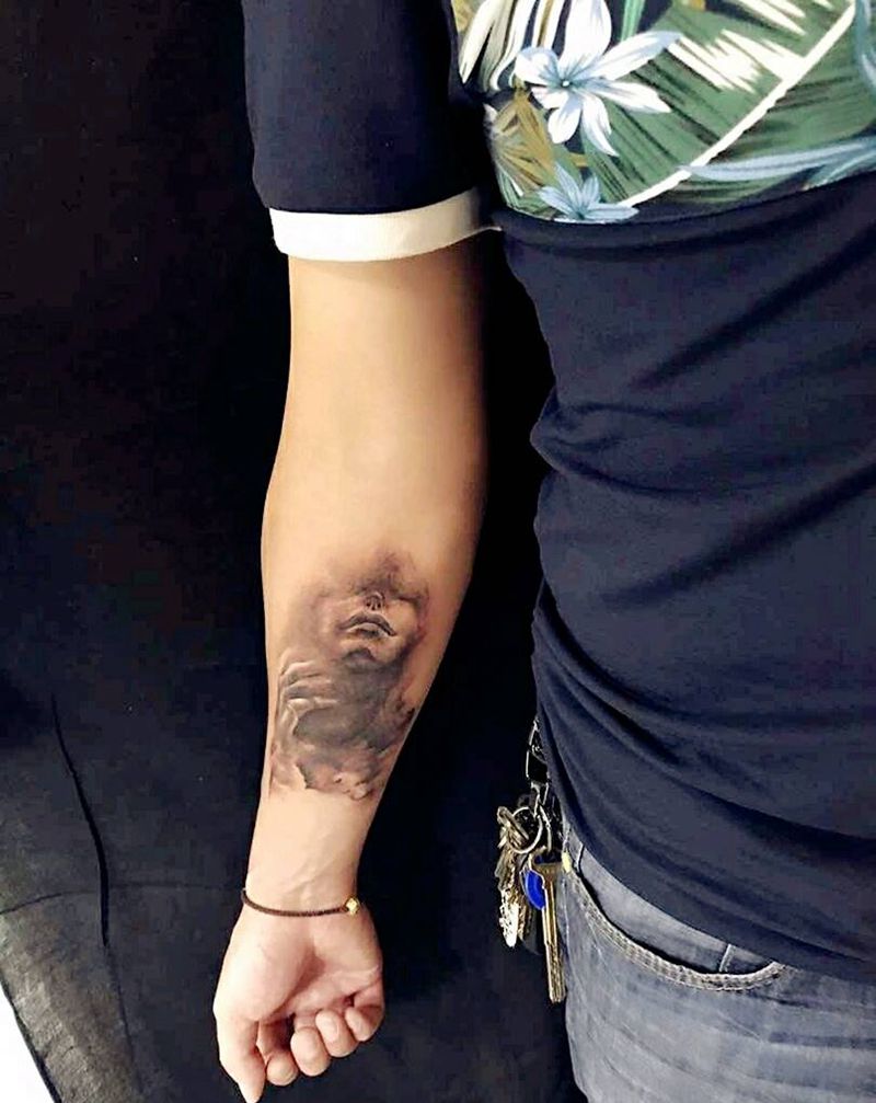 欧美人物纹身图片