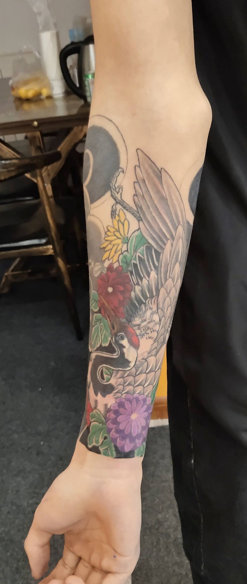 遮盖旧纹身纹身图片_手臂新传统纹身图案