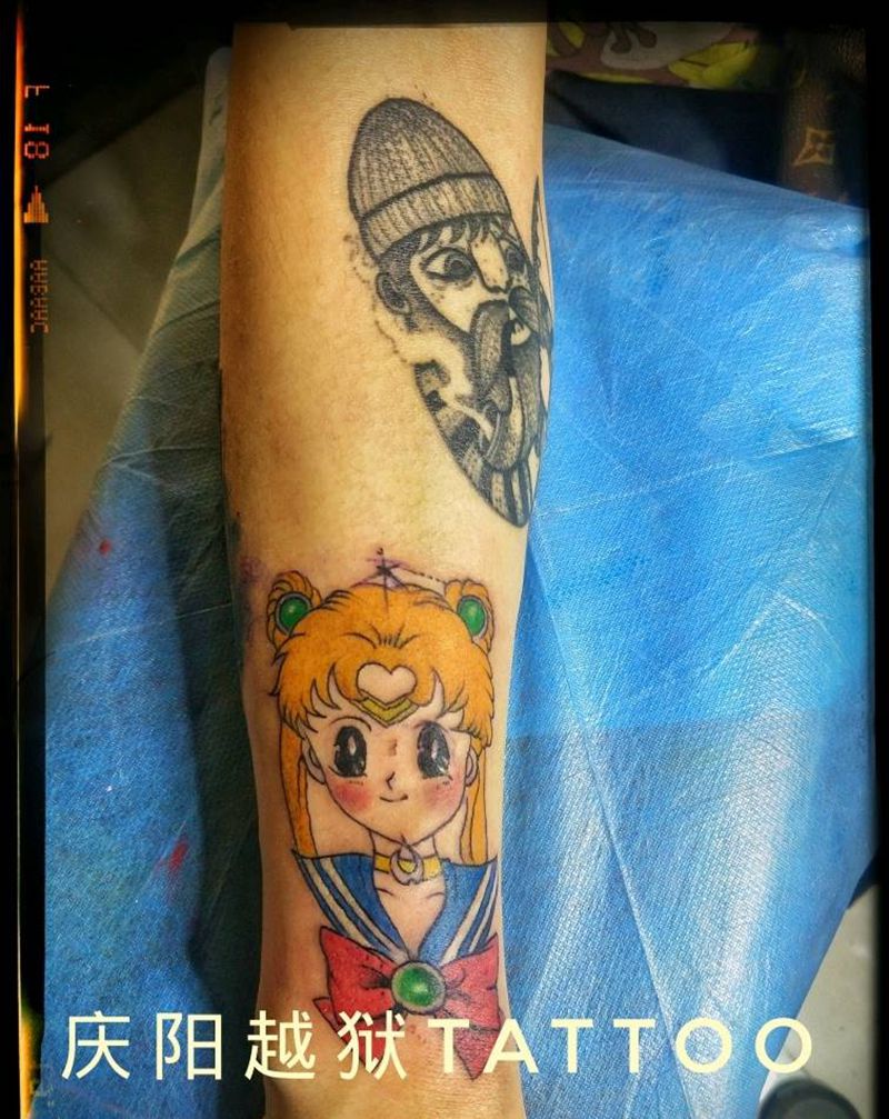 卡通纹身图片_手臂纹身图案