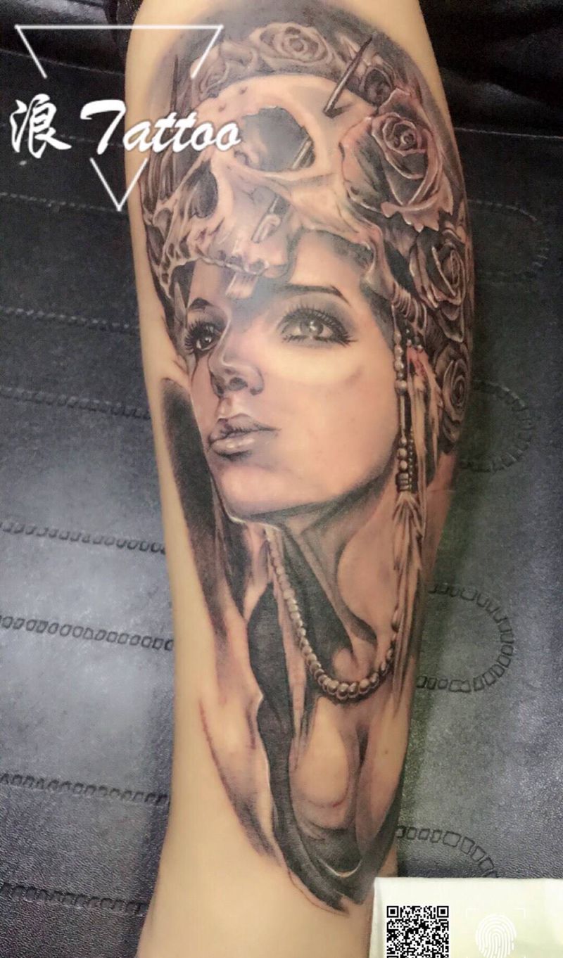 疤痕遮盖纹身图片