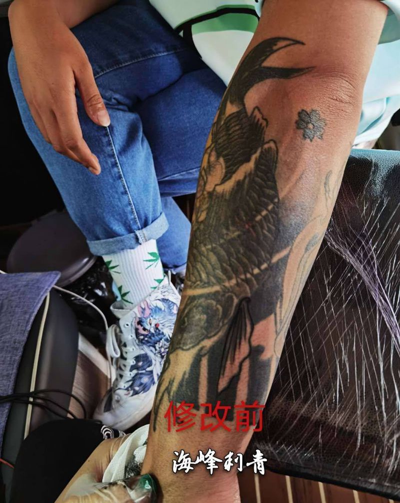 修改（未完成）纹身图片_手臂新传统纹身图案