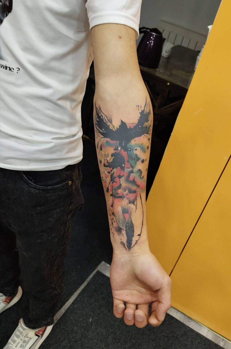 遮盖纹身图片_手臂纹身图案