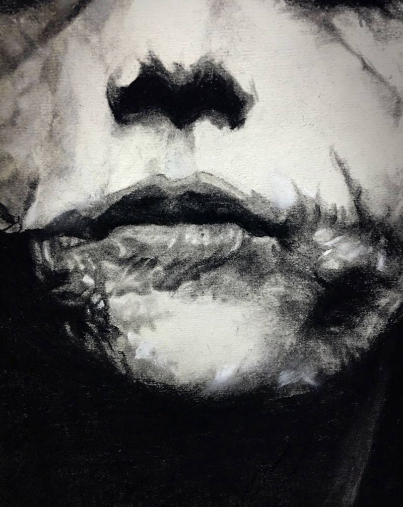 希斯莱杰纹身图片_成品欧美写实人物纹身图案