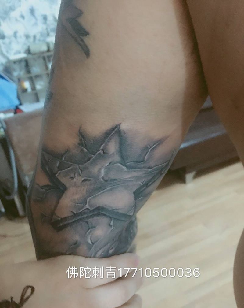五角星纹身图片_成品手稿手臂欧美几何银川文身 学学习宁夏纹身图案