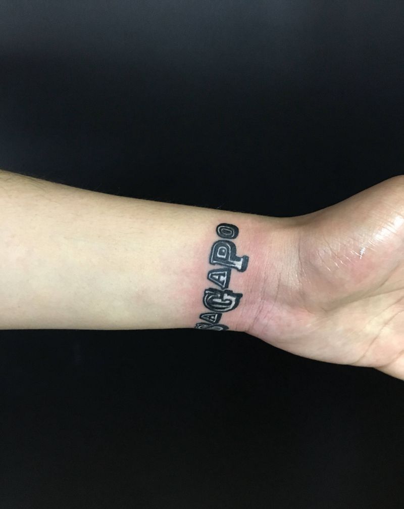 英文纹身图片_手臂Old School纹身图案