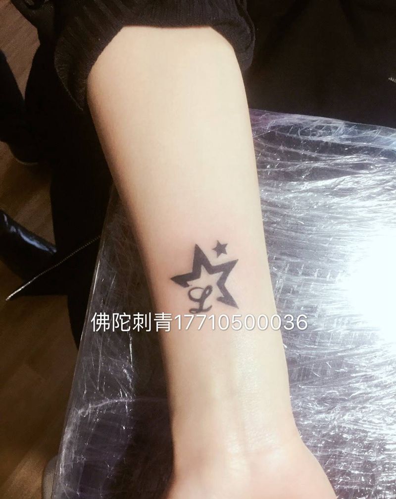 情侣纹身纹身图片_成品手臂清新情侣银川 宁夏佛陀刺青纹身图案