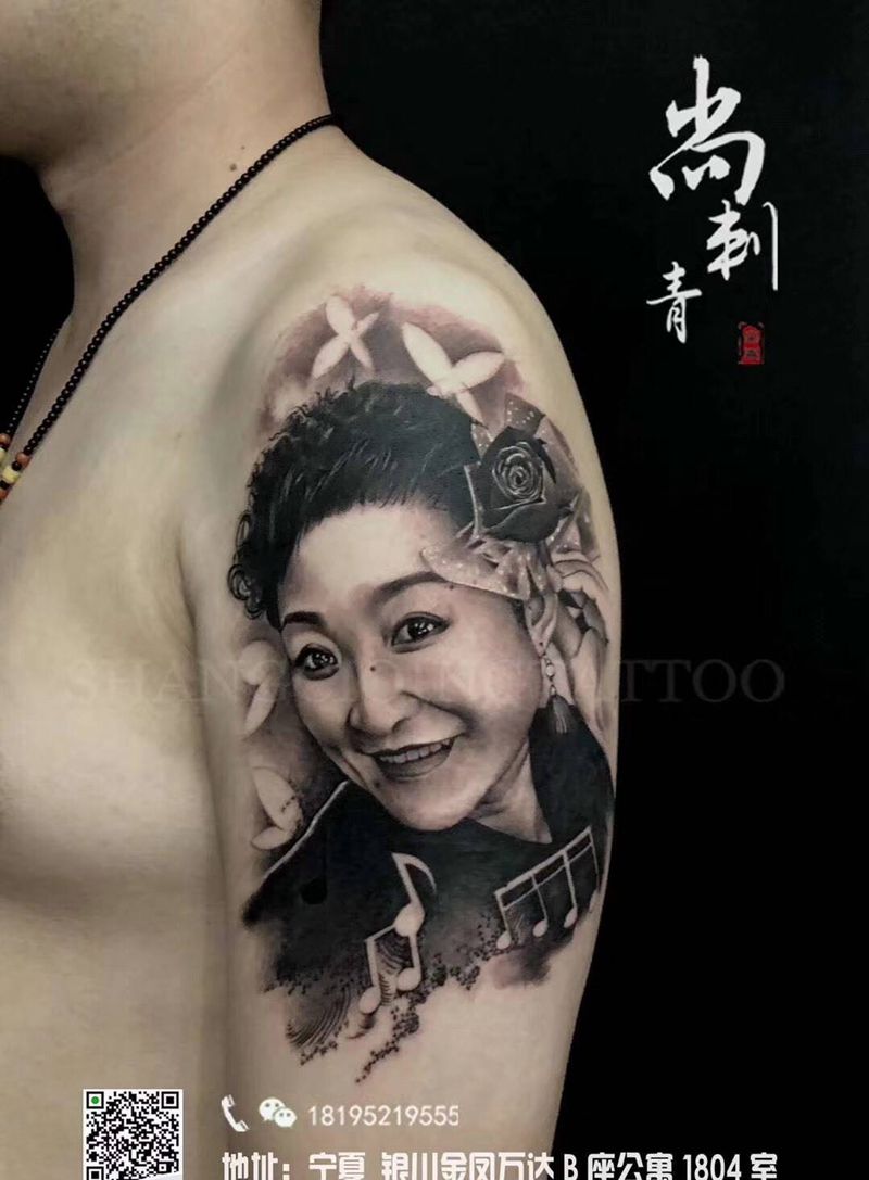 肖像作品纹身图片