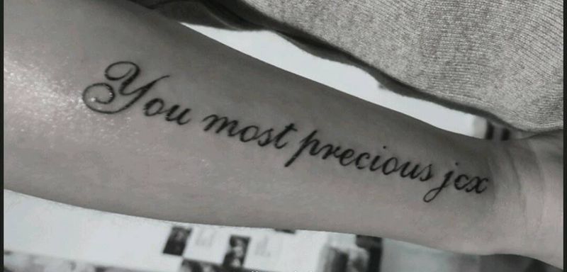 你最珍贵纹身图片