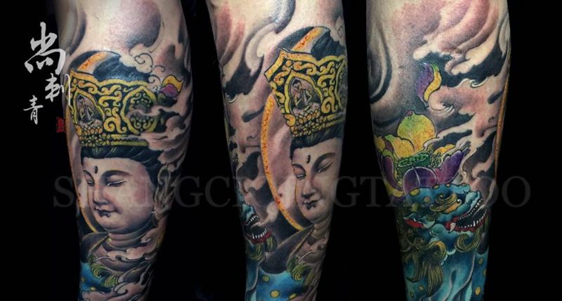 菩萨纹身图片