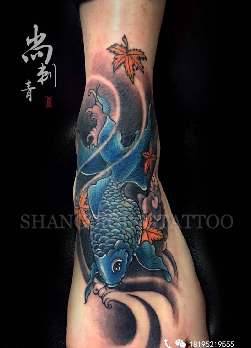 金鱼纹身图片