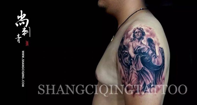 大天使纹身图片