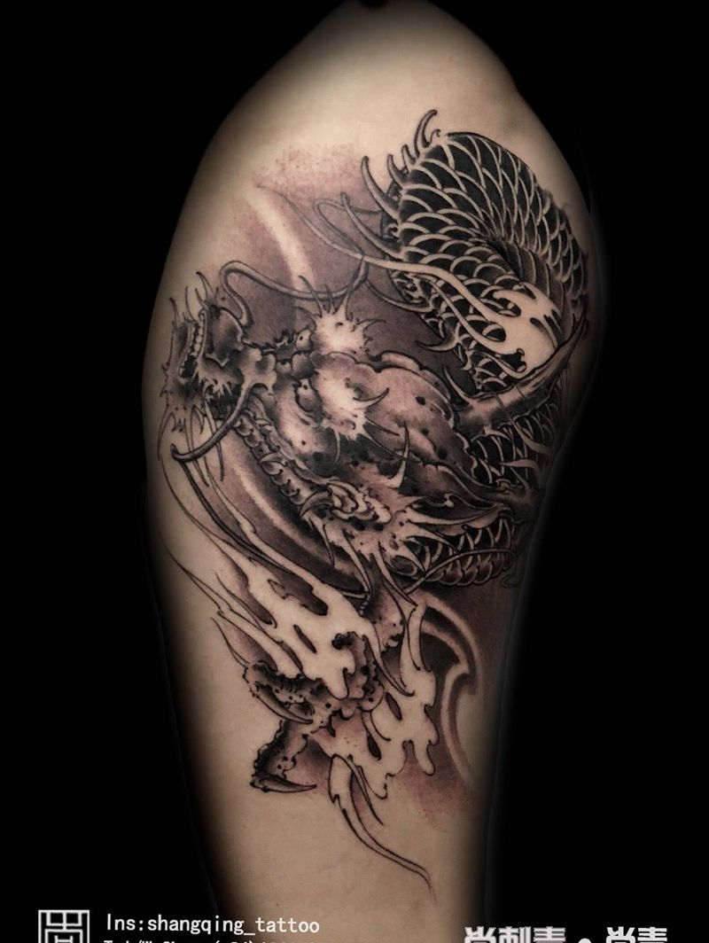 龙纹身图片