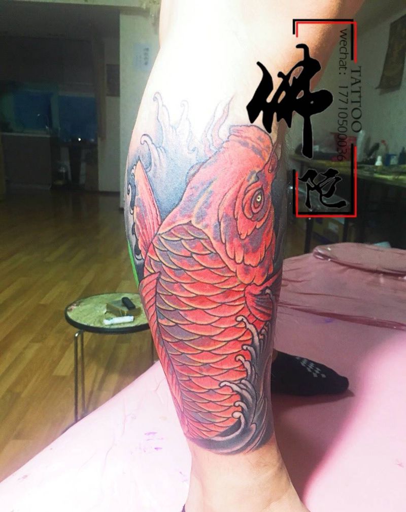 修改十年前老纹身纹身图片_成品手稿腿部传统动物植物宁夏银川文身 学纹身图案