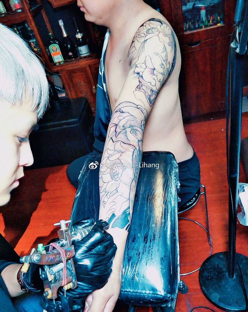 遮盖旧纹身纹身图片