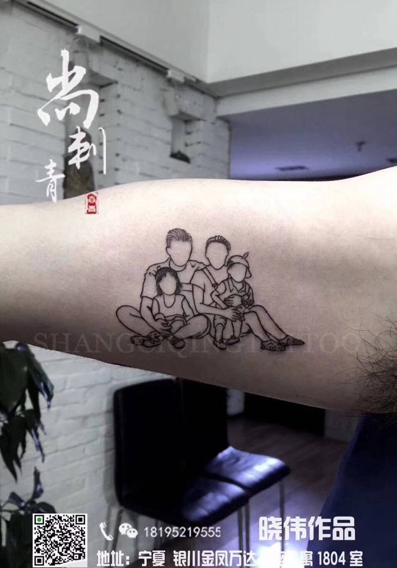 简笔画纹身图片