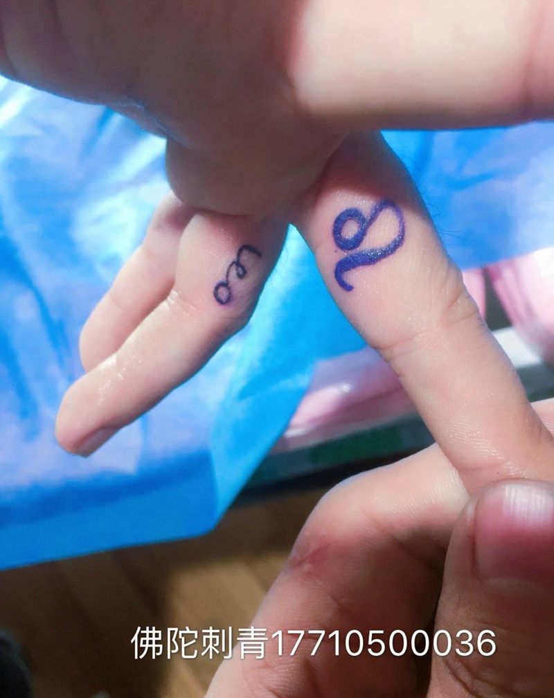 手指纹身纹身图片_成品手稿手部清新字符宁夏银川中国纹身图案