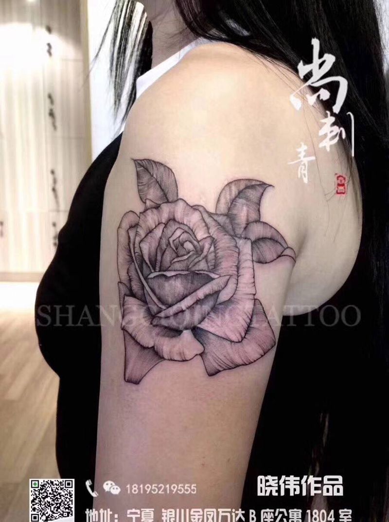 小作纹身图片