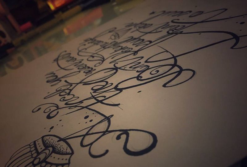 节日后见纹身图片