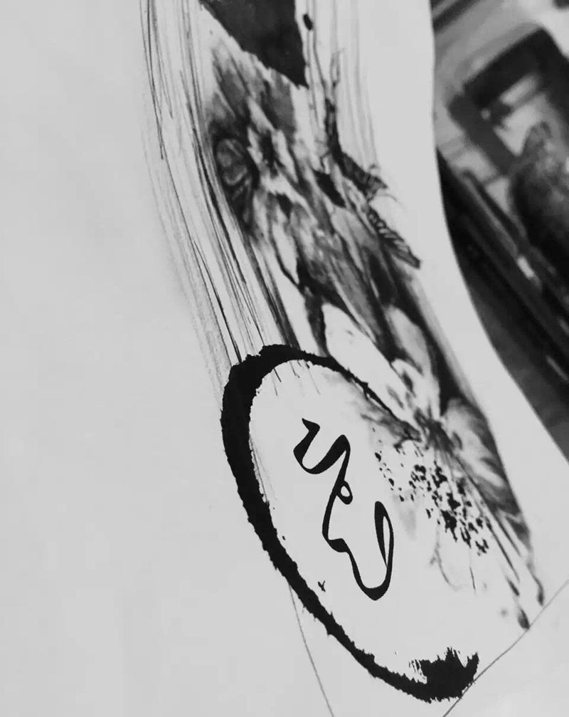 为顾客设计的稿子纹身图片_手稿原创纹身图案