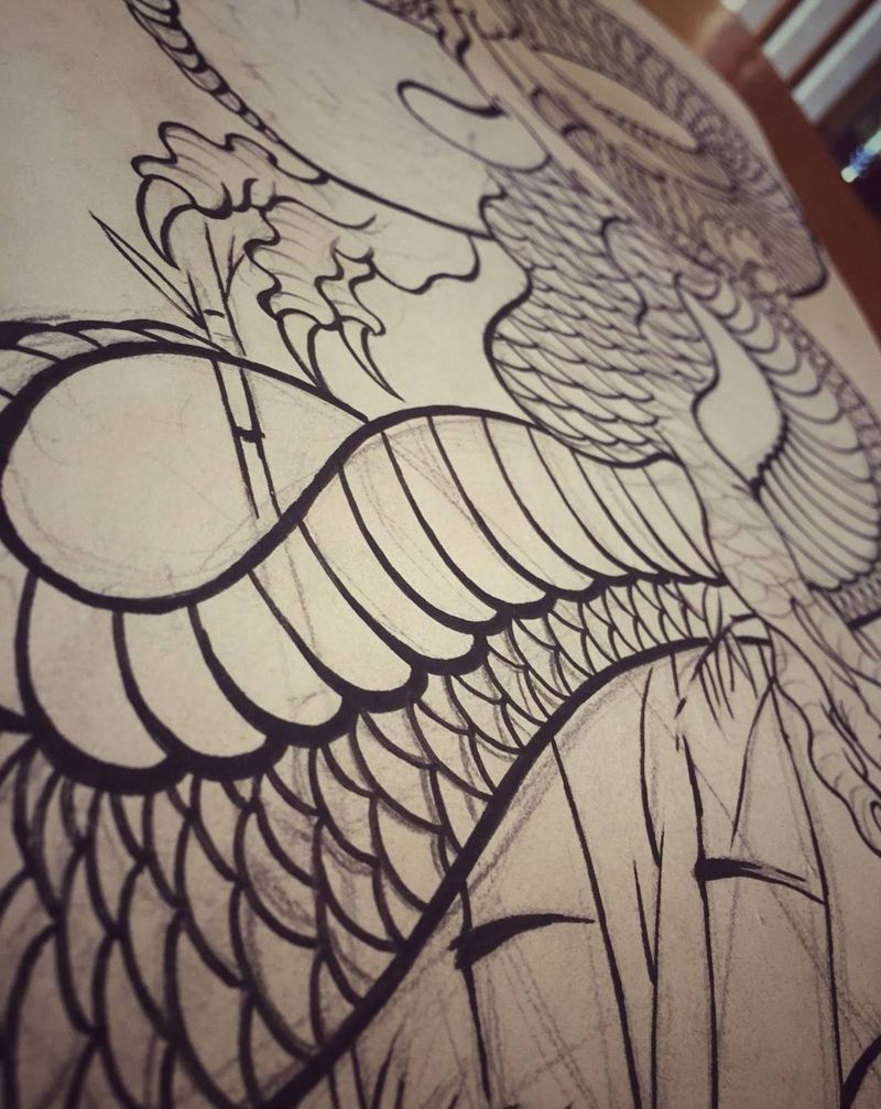 接着设计纹身图片