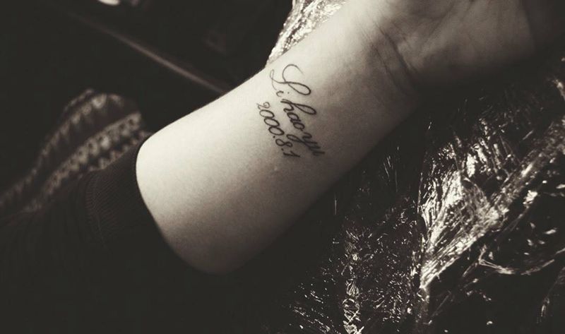 字母纹身图片