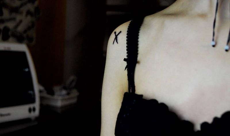 xx 鹿头纹身图片