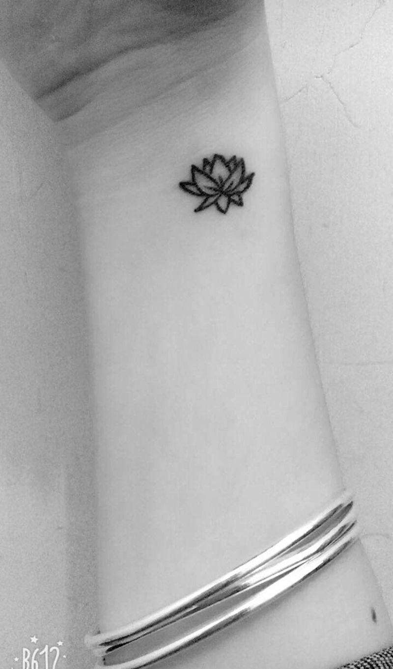 小清新买家秀来一发纹身图片_成品手臂腿部清新几何字符动物静物纹身图案