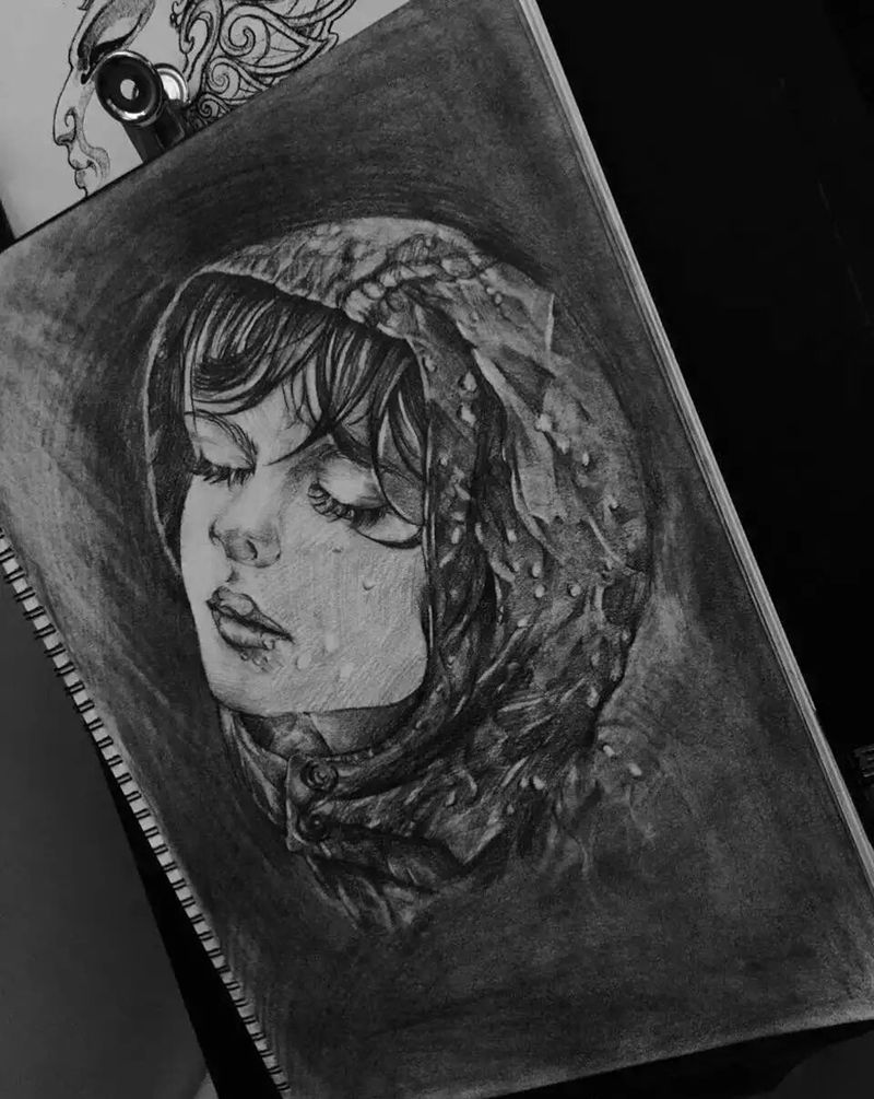 个人绘画纹身图片