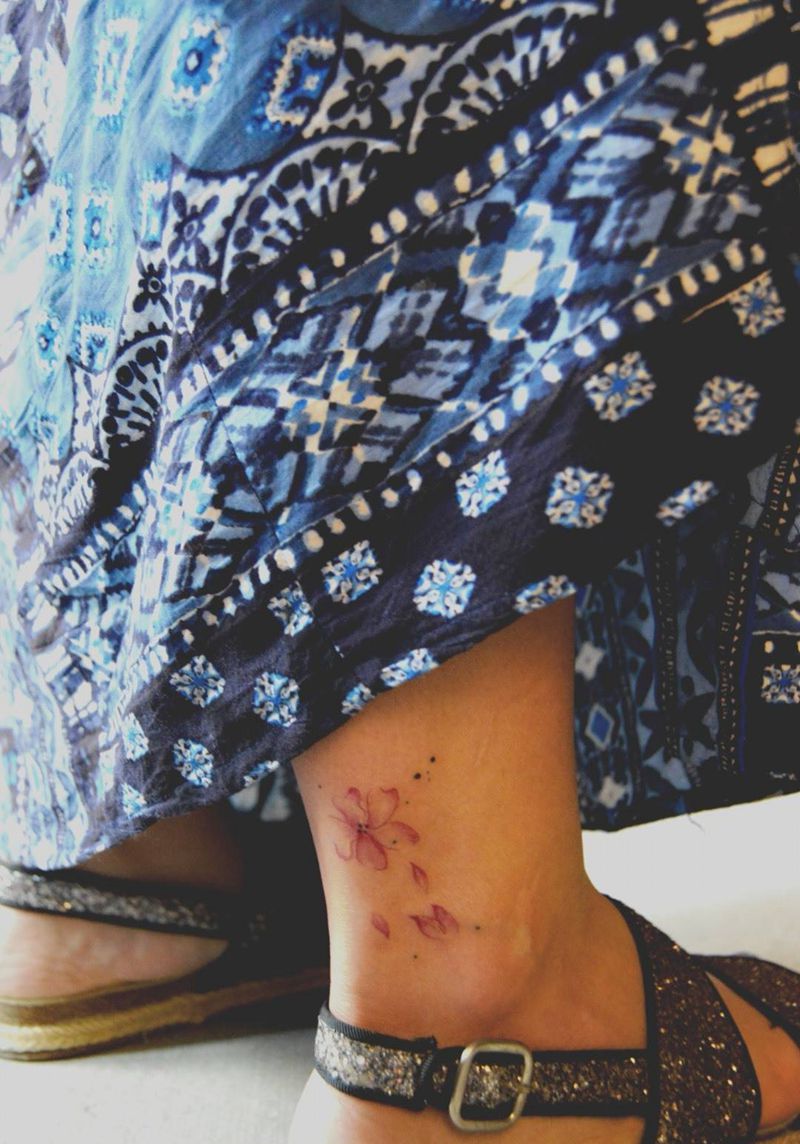 花-完成纹身图片