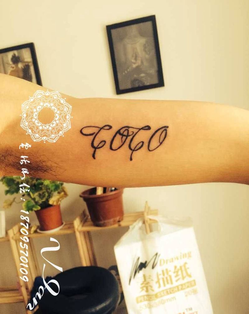 过往的几副小作品纹身图片_成品清新欧美原创图腾字符纹身图案