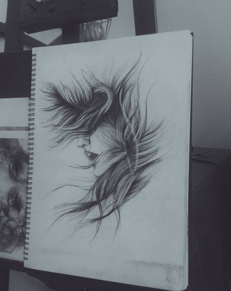 个人绘画纹身图片