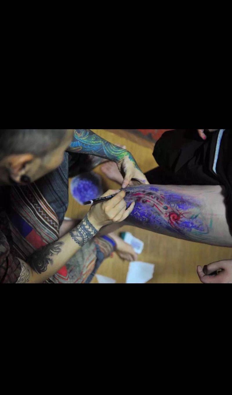 和老师纹身图片