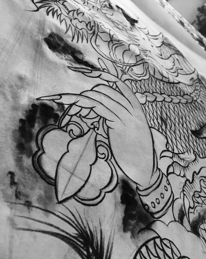 个人绘画纹身图片