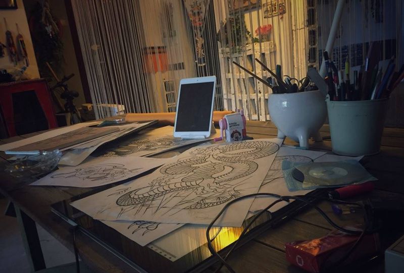 画图画图纹身图片