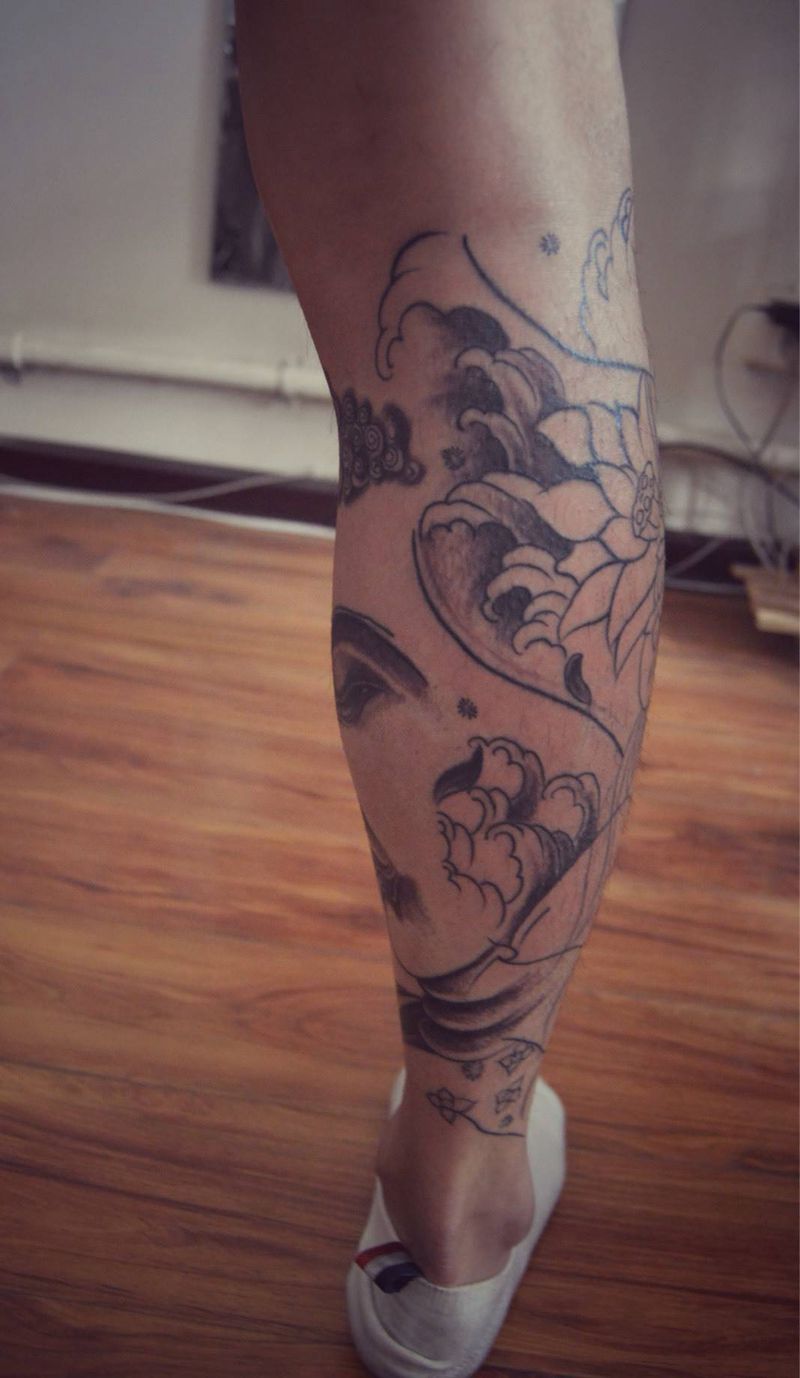 完成百分之二十纹身图片