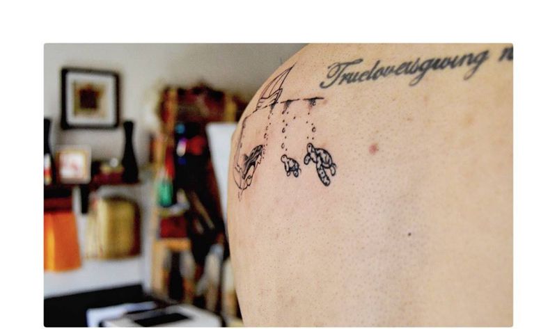 潜水员纹身图片