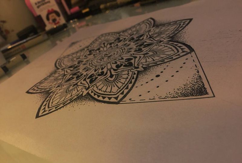 明天再画纹身图片