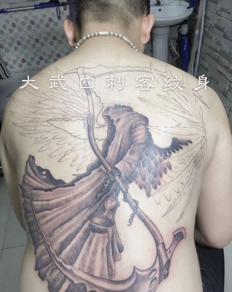 死神完工纹身图片