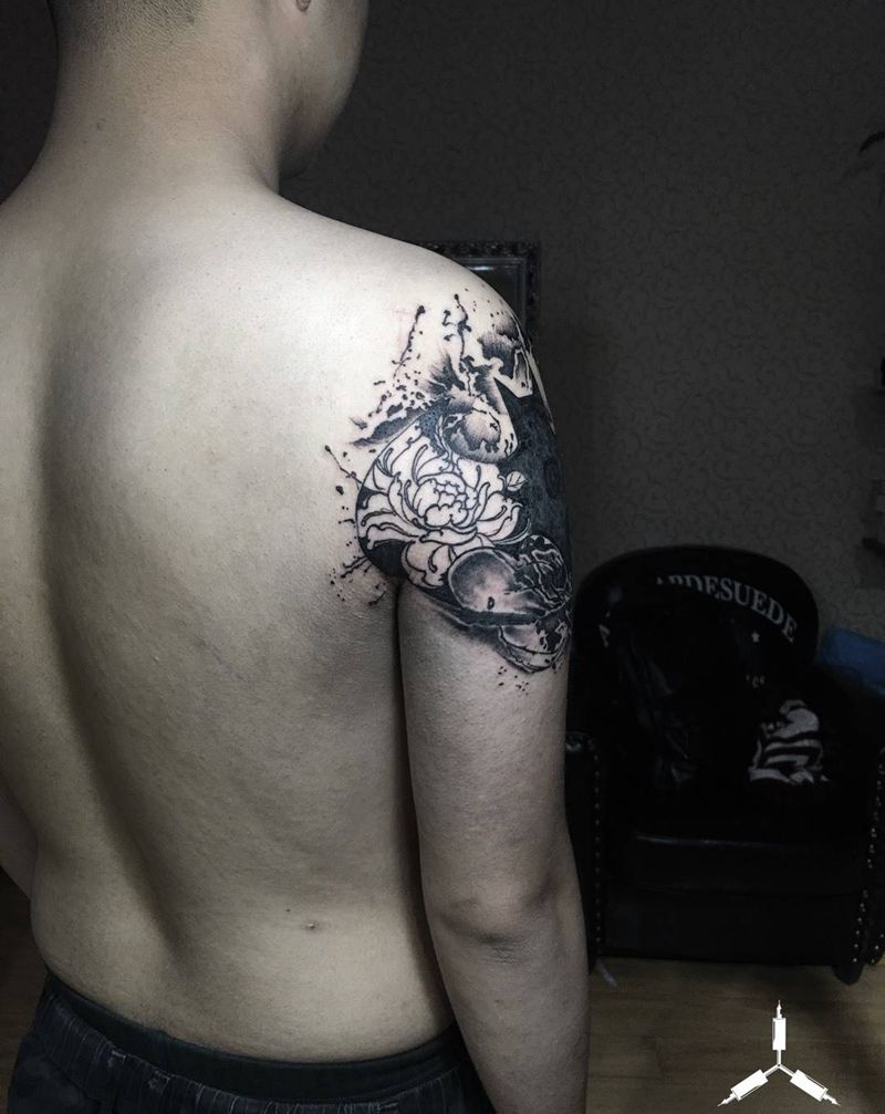 遮盖／未完成纹身图片_原创纹身图案