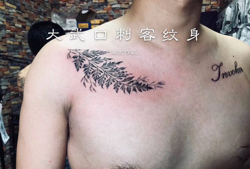 小图纹身图片_胸部纹身图案