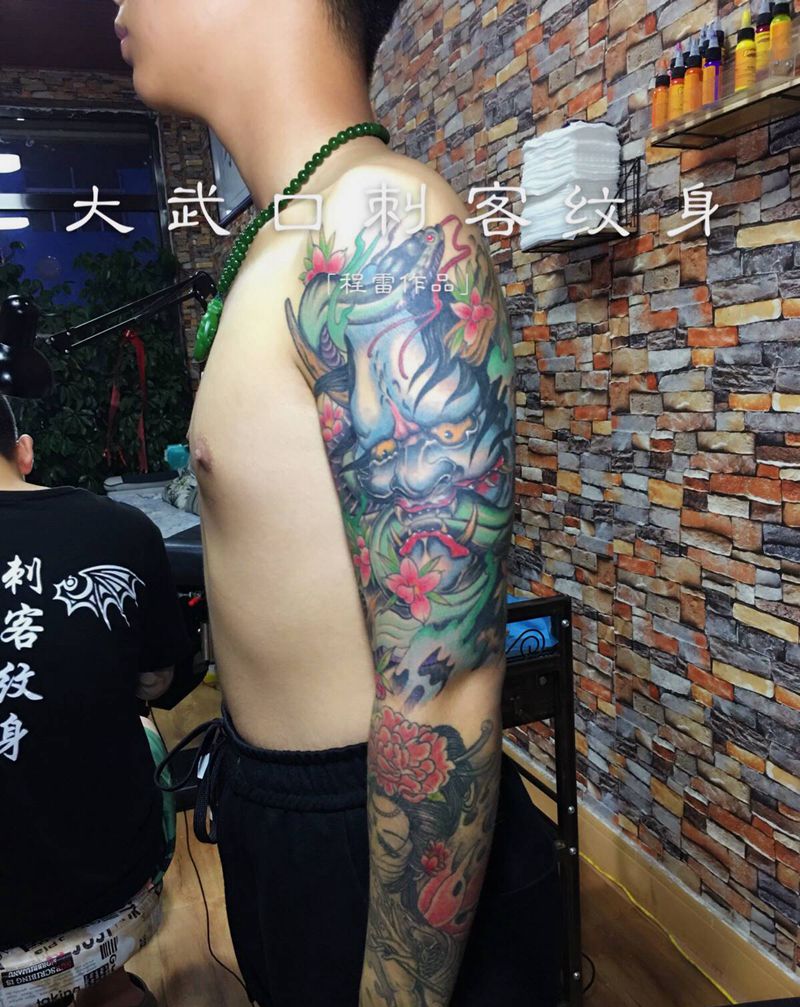 花臂纹身图片_手臂纹身图案