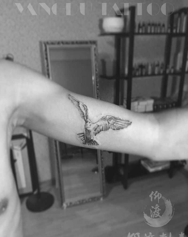 小图一枚纹身图片_动物原创成品纹身图案