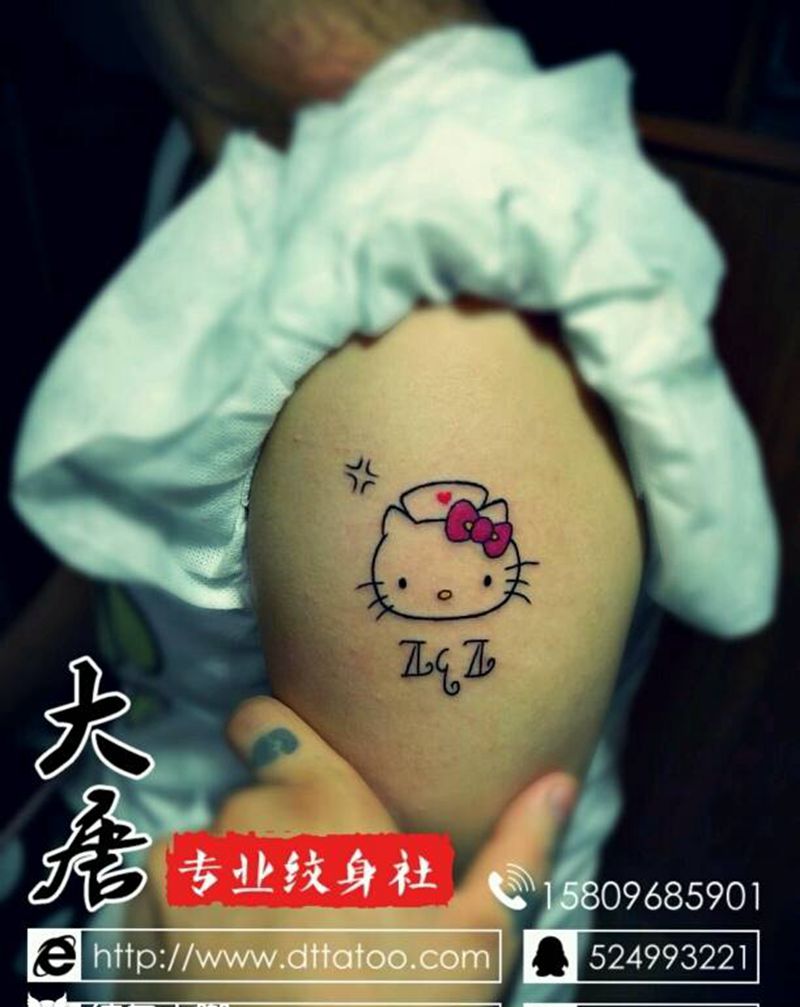 喵纹身图片_银川银川西夏宁夏刺青大唐刺青西夏成品纹身图案