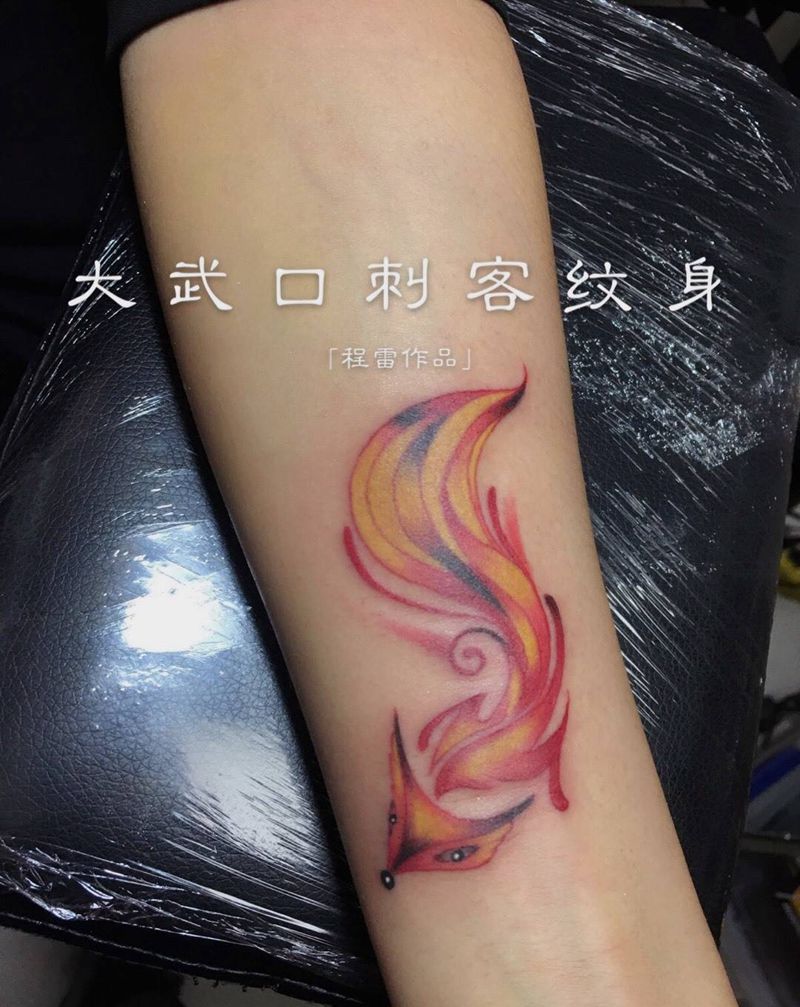 狐狸纹身图片